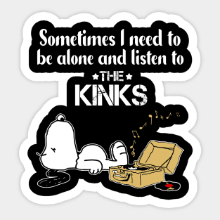 The Kinks // Aesthetic Vinyl Record Vintage // Sticker